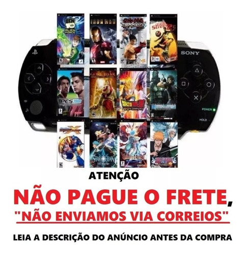 Super Pacote De Jogos Psp (450 Jogos) - Envio Via Download - Desconto no  Preço